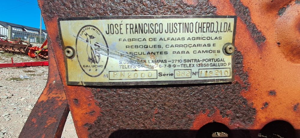Pa niveladora / Rodo Galucho 2,00