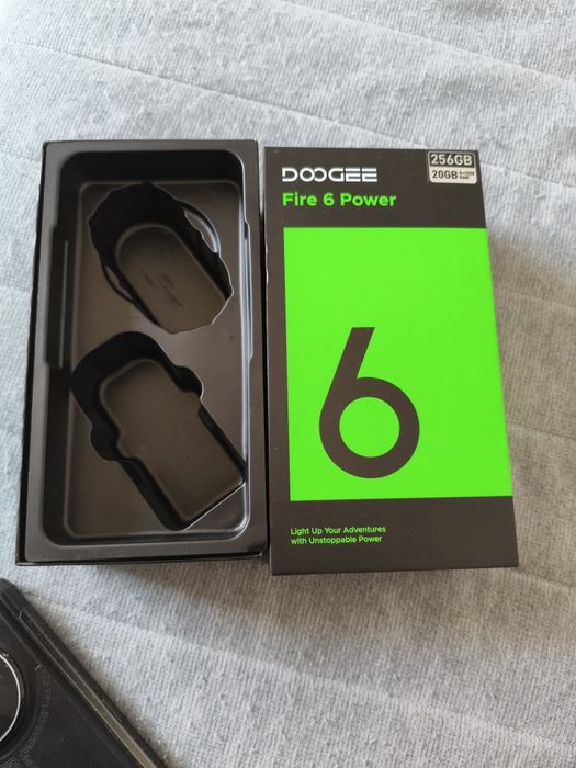 DOOGEE Fire 6 Power 256GB | 20GB RAM | Bateria 15500mAh | IP68/IP69K | Dual SIM