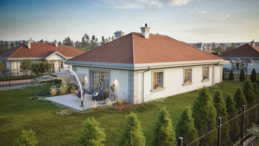 Nowe parterowe domy 127 m2, Teodorów, OSIEDLE DWORKOWE