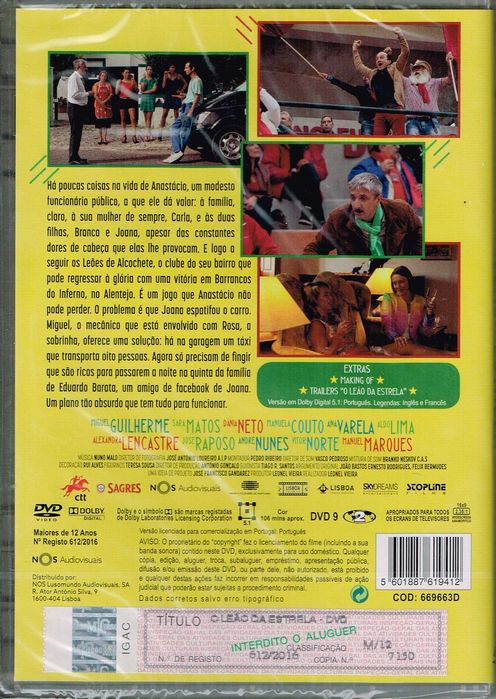 Filme em DVD: O Leão da Estrela (2015) - NOVO! A Estrear! SELADO!
