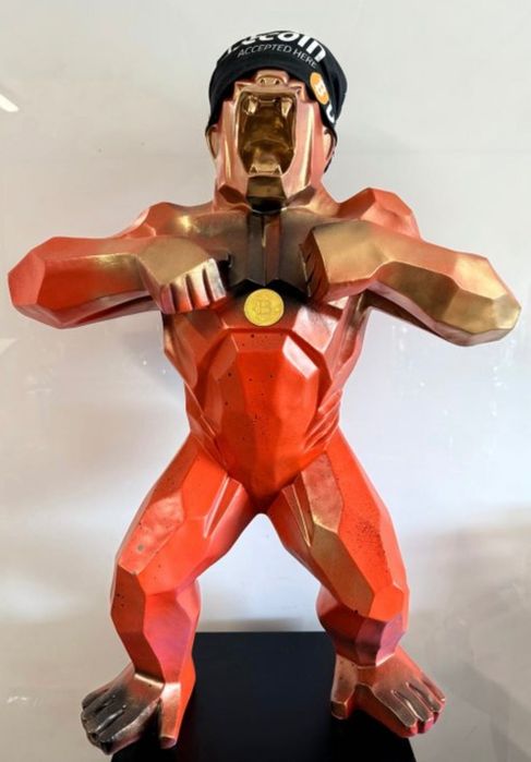 BITCOIN GORILLA XXL - Obra de arte de Daluxe Art