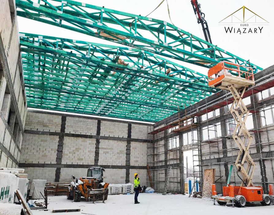 Drewniane wiązary dachowe Projektowanie, produkcja, montaż!