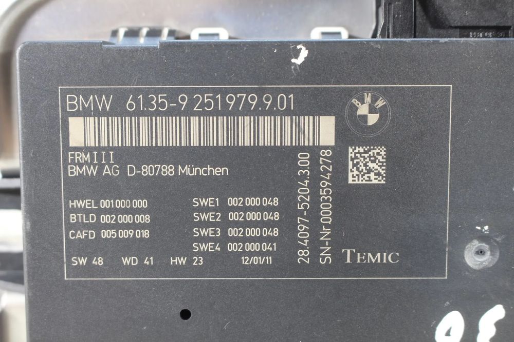 Módulo genérico BMW X3 (F25)
