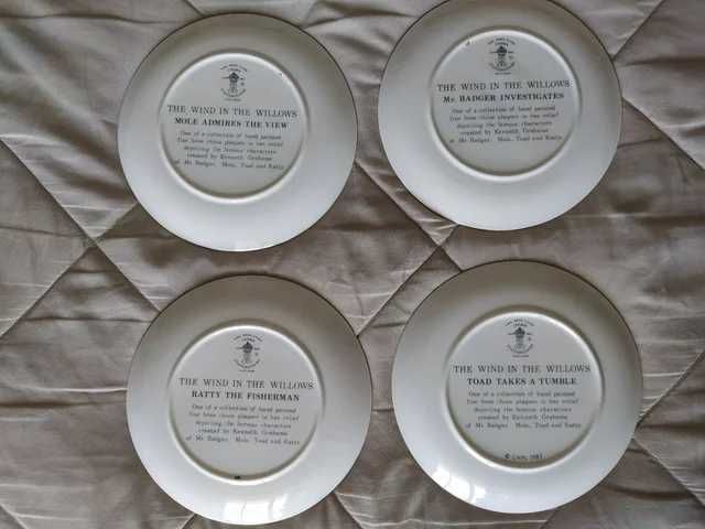 Pratos "The Wind in the Willows" Crown Staffordshi