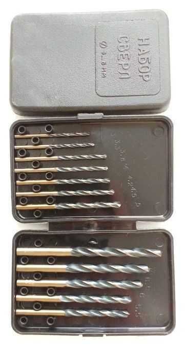 Набор сверла по нержавейке/металу (3-8 mm; 3-10 mm) P18 cobalt,P9,P6М5
