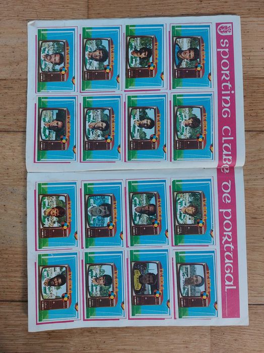 Caderneta de cromos "TV Bola" - Completa