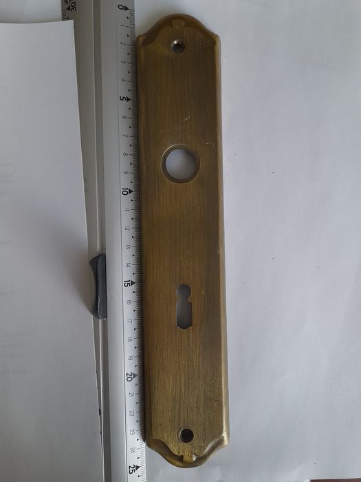 10 pares Espelhos para fechaduras portas interior latão