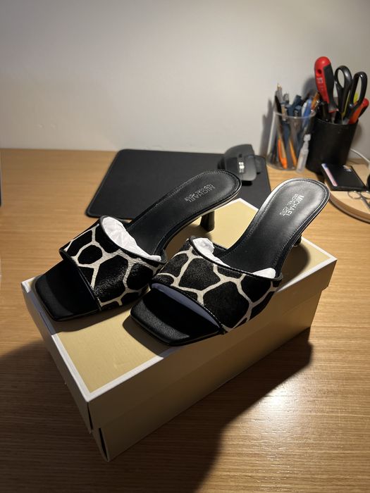 Buty michael kors amal kitten, wzór żyrafy