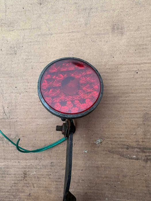 Lampa kryształowa rowerowa przedwojenna