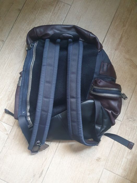 Mochila Coach preto e castanho