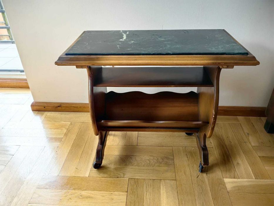 Gazetnik marmur ława stolik