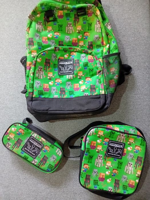 Conjunto escolar Minecraft