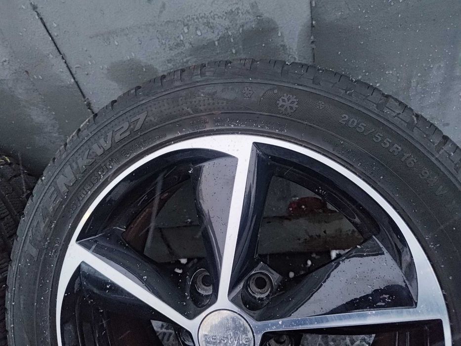 Alufelgi rotor 16 cali 5x112 ET50 VW Audi Seat Skoda + opony zimowe