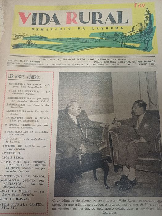 Jornais Vida Rural (anos 50)