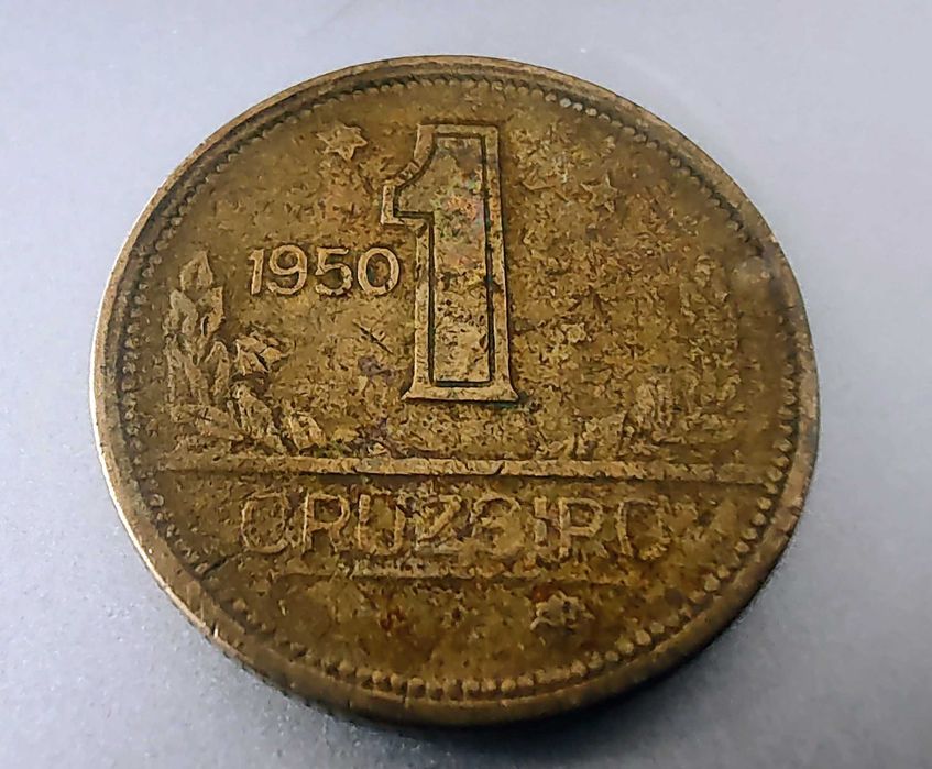 ès apaixonado de moedas raras de um Cruzeiro Brasil
