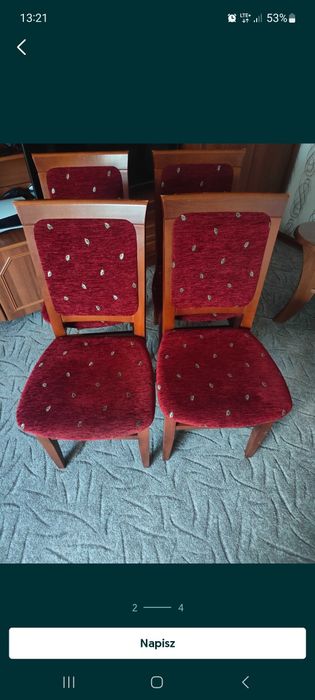 Krzesła 4 sztuki