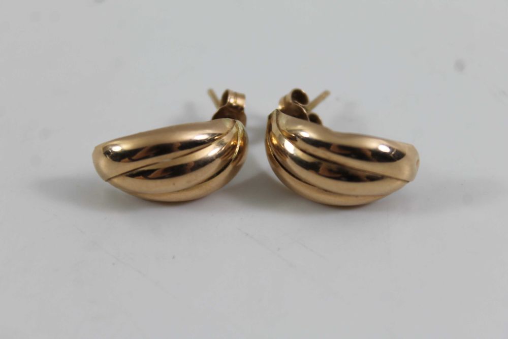 Złote kolczyki 585 2,27g