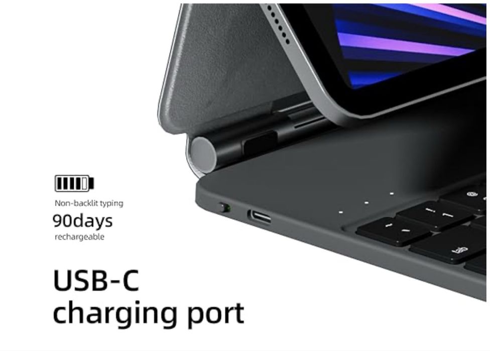 Capa com teclado para ipad 12.9”