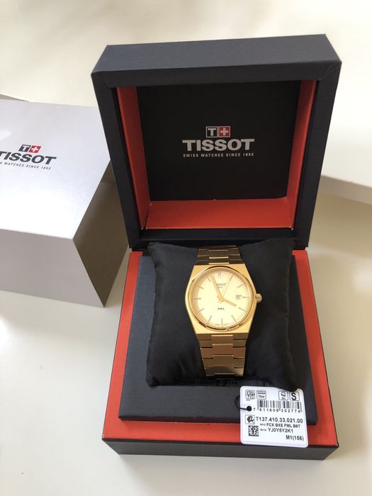 Relógio Tissot Prx Dourado