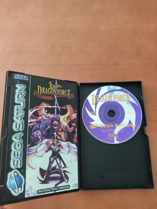 Dragon force Sega Saturn com manual