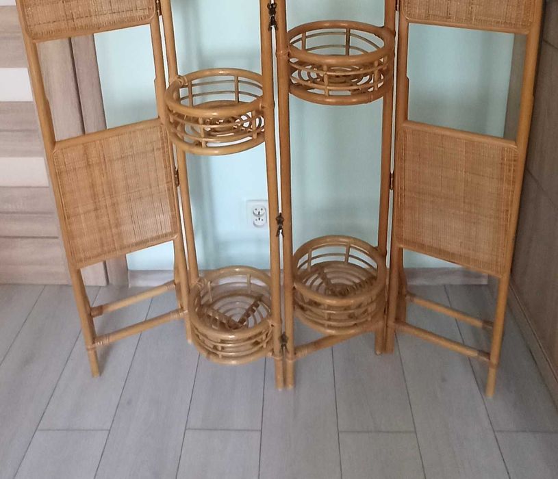 Kwietnik PARAWAN RATTAN naturalny