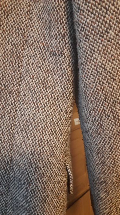 budrysówka męska; męski płaszcz krótki; marynarka wełniana