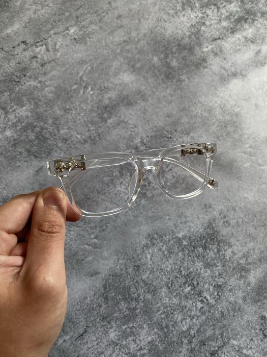 Окуляри Chrome Hearts прозорі