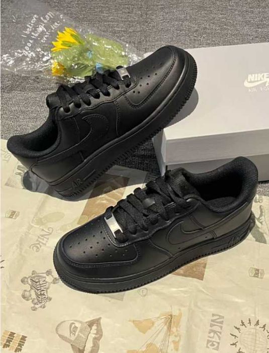 Nike AF1 07 Classic Czarne trampki R.45