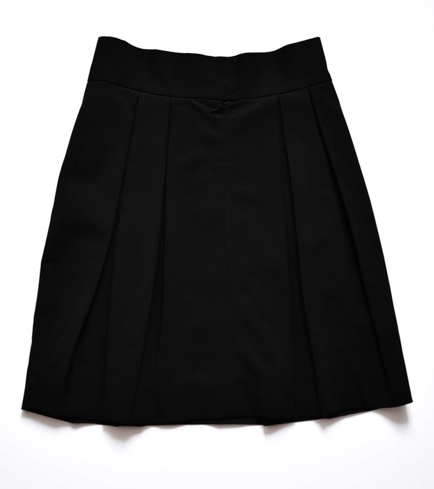 SIMPLE BOUTIQUE Spódnica czarna kontrafałdy XS, może S