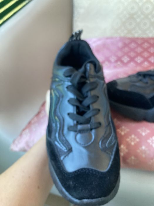 Tenis plataforma pretos novos