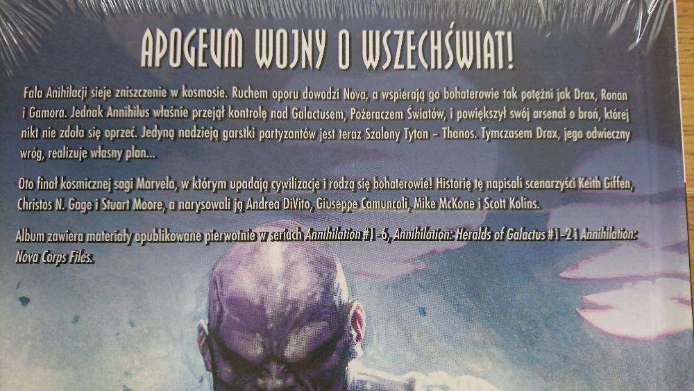Komiks pt. Anihilacja tom 3 z serii Marvel