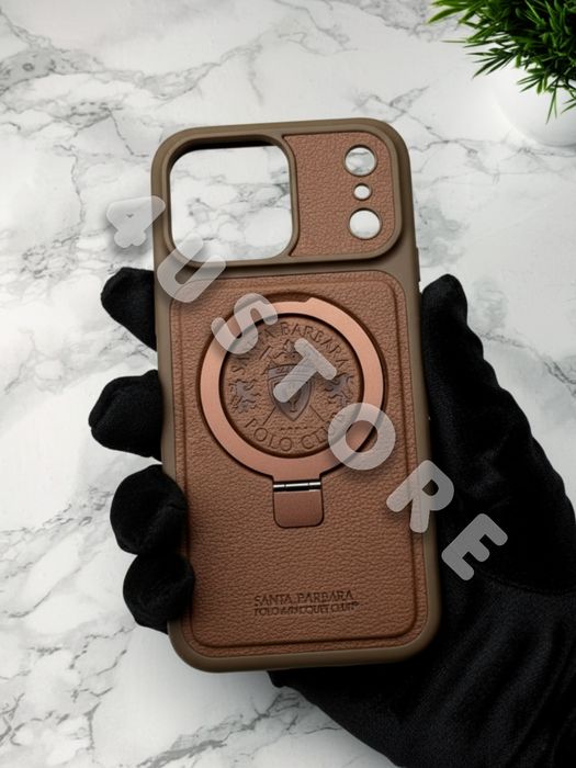Чехол Polo Primo Magsafe на iPhone 17 Pro кожаный чохол шкіряний