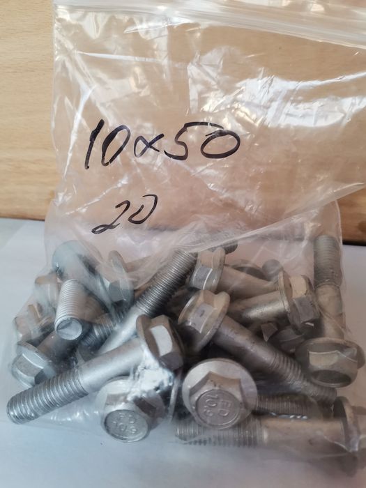 Болты M10x50 DIN6921 цинк (20шт.)