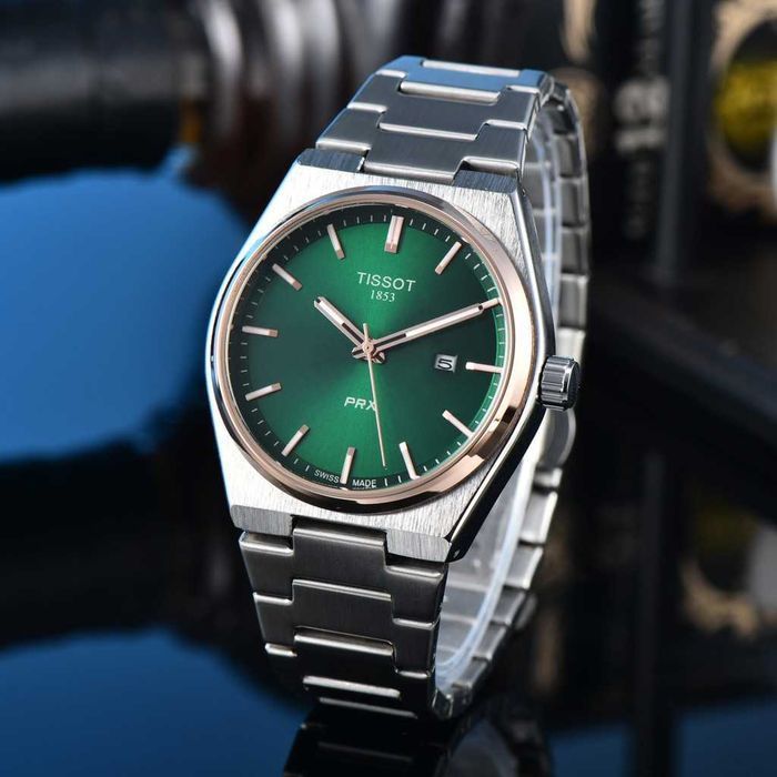 Годинник автоматичний Tissot PRX 35 silver