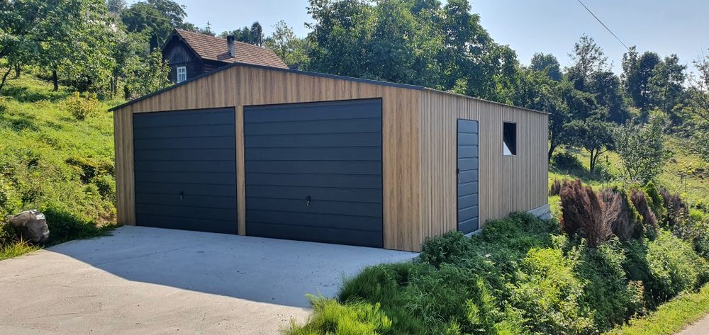 GARAŻ Drewnopodobny Hala Wiata Rolnicza Budka ogrodowa Magazyn Blaszak