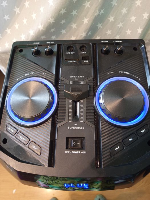Blaupunkt PS11DB Party Speaker Bluetooth USB FM – powystawowy + zasilacz