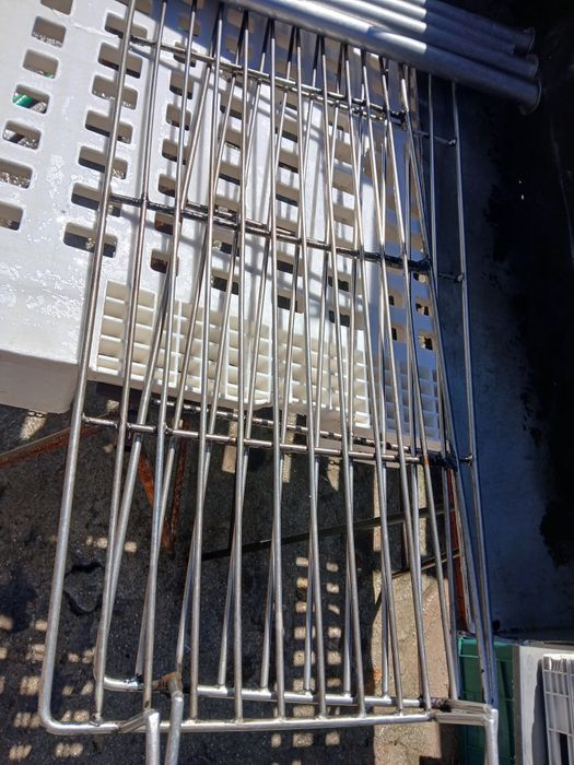 Assador / grelhador em inox com 1mt x 75cm