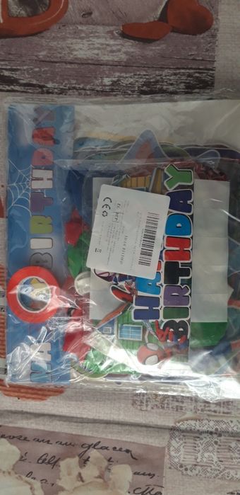 Zestaw urodzinowy Spiderman