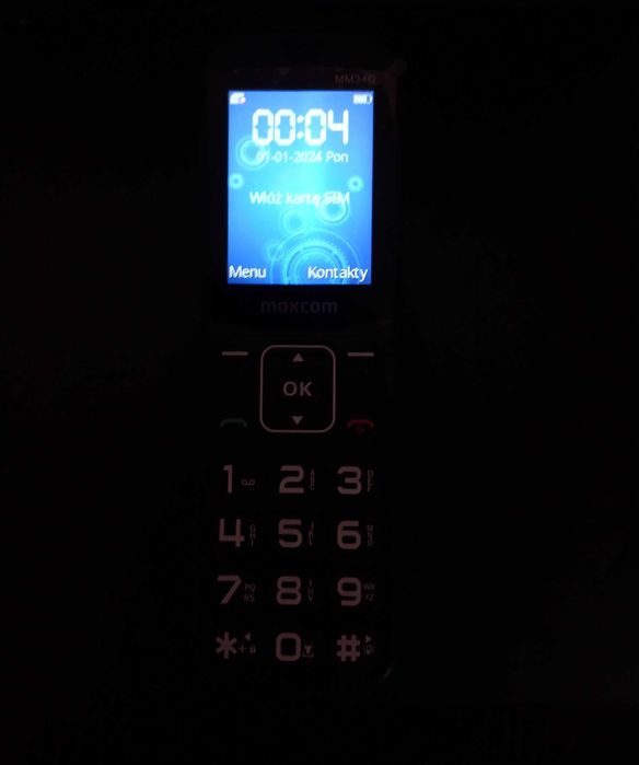 Telefon komórkowy Maxcom Desk MM34D 4G Używany