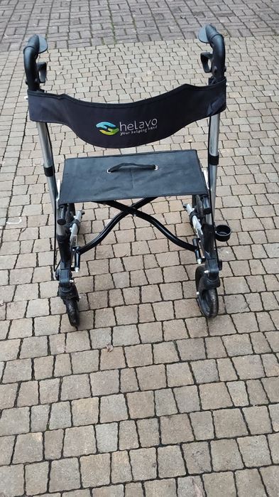 Balkonik, chodzik aluminiowy, rolator - bardzo składany .