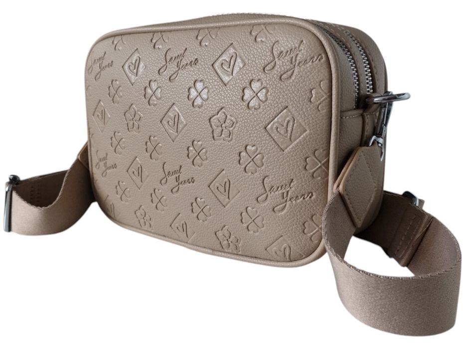 Torebka Damska Listonoszka W Miejskim Stylu Brązowa