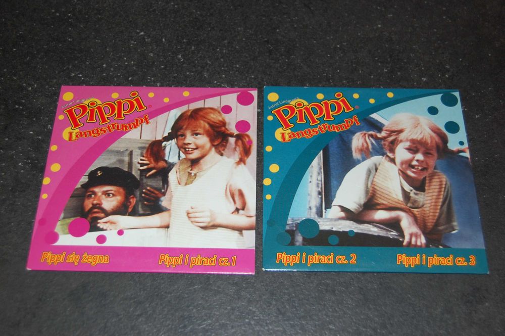 Pippi Langstrumpf - zestaw 9 filmów VCD