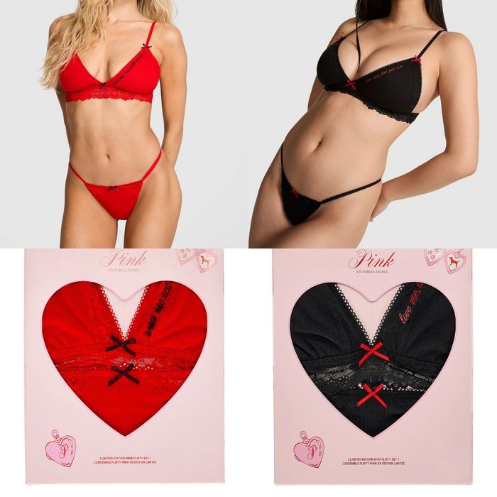 Набір білизни Victoria's secret Pink бюстгалтер трусики Victoria's