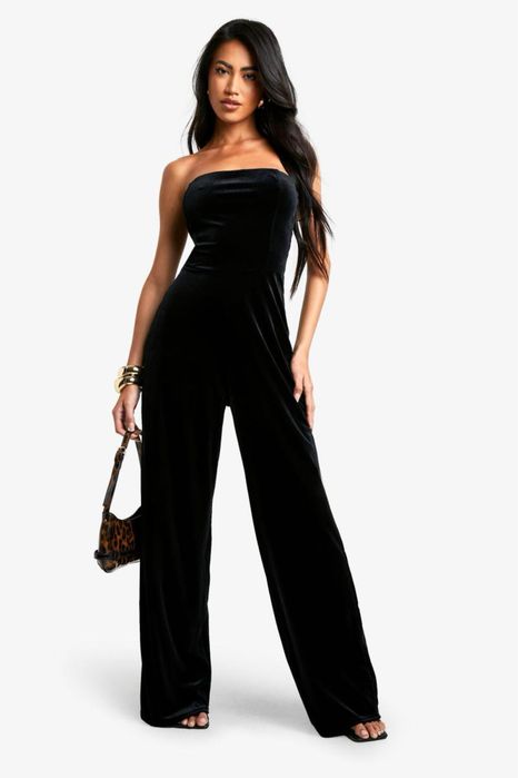 Широкий оксамитовий комбінезон бандо розмір s