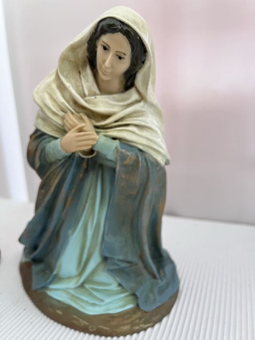 Arte Sacra - Estatuetas de S. José e Virgem Maria.