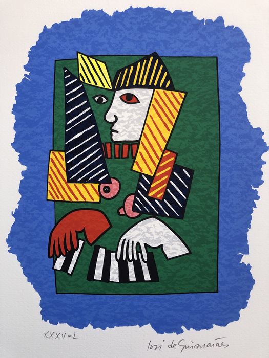 EXCELENTE Serigrafia José de Guimarães