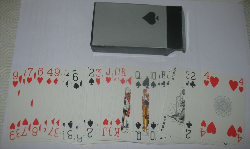 Litografia Maia - Baralho de Cartas - Promocional Óleo Pima