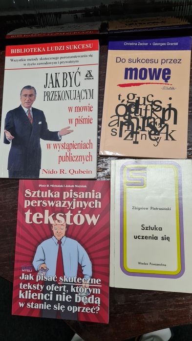 Książki o komunikacji, perswazji i rozwoju – komplet 4 sztuki