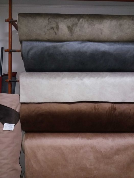 Ткань обивочная, эко замша мебельная, велюр антивандальный (Акция!).