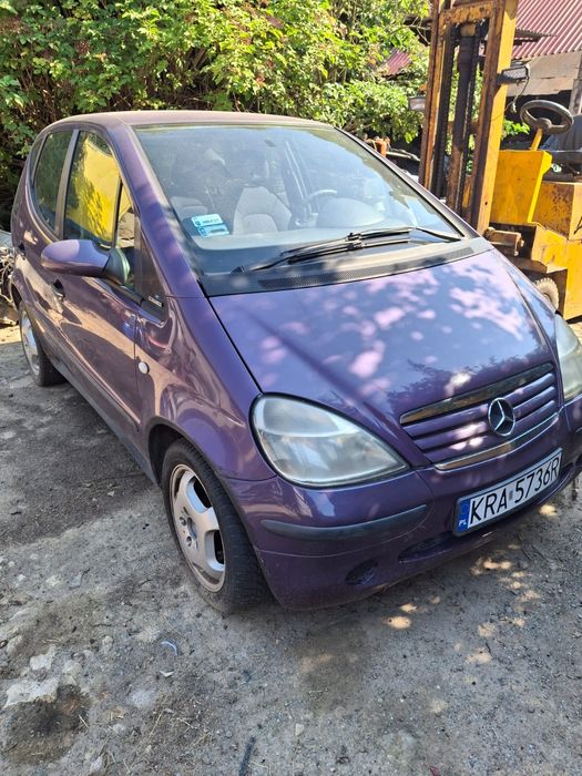 Części mercedes a160 a 160 klapa drzwi szyba zderzak maska felgi boczki  lampy gril  lusterka skrzynia zawieszenie fotele deka silnik błotnik